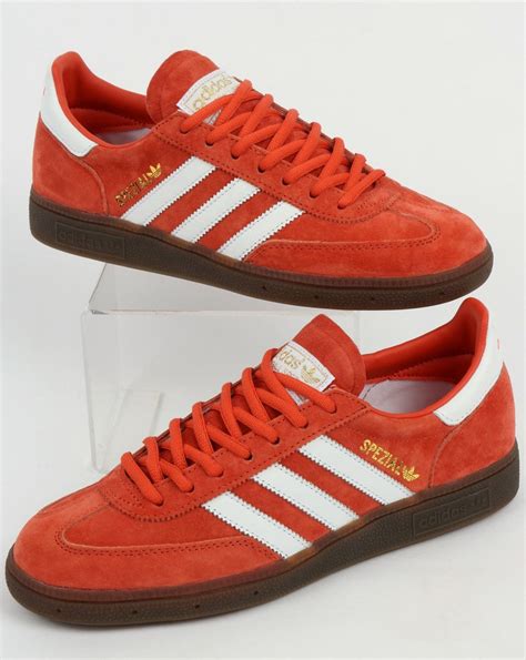 Adidas Spezial Trainers, Handball, Red, Raw Amber, Originals,retro