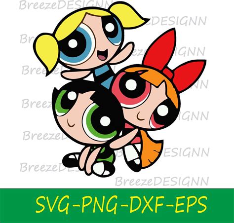 Powerpuff Girls SVG , Powerpuff PNG, Powerpuff Girls Birthday ...