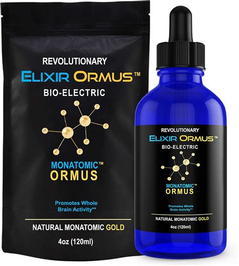 Elixir ORMUS - 4oz - Monoatomic Gold - Manna, Memory AID, Energetically, Monatomic White Powder ...