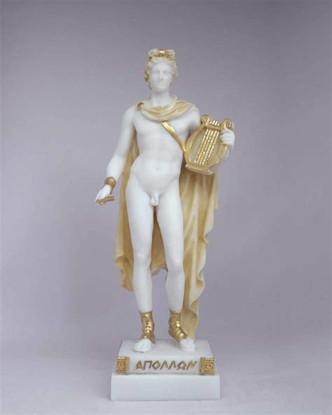 Apollo statue Greek God made of Alabaster - eStatueShop