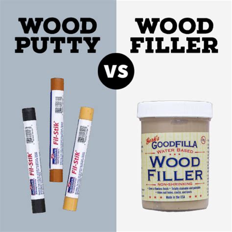 Wood Putty vs Wood Filler (Which to Use & Why) | Saws on Skates®