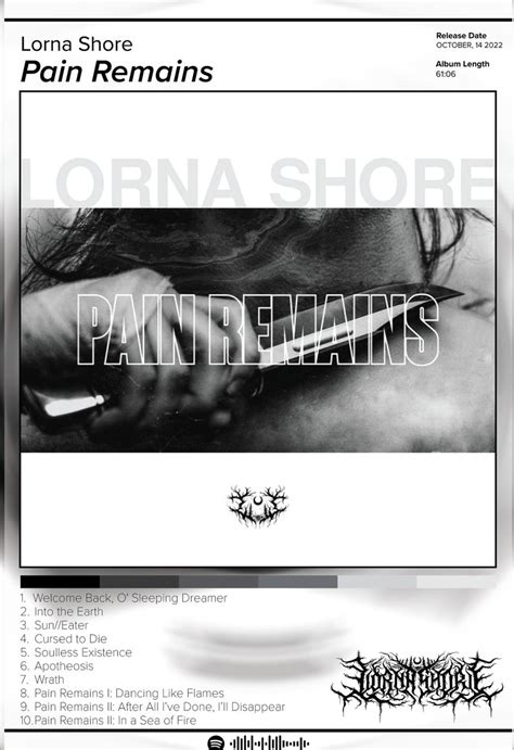 Lorna Shore Album Cover Poster Lorna Shore Poster Digital Print Downloadable Gift Digital Poster ...