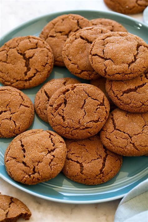 Molasses Cookies - Cooking Classy