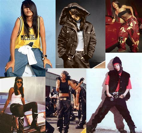 90s fashion aaliyah outfits with bandana - forviralpedia