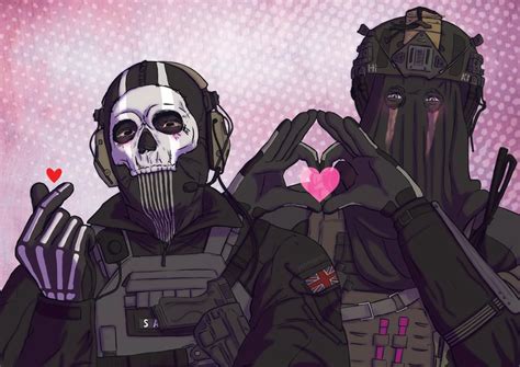 ghost and konig (call of duty and 1 more) drawn by jazmeanb | Danbooru