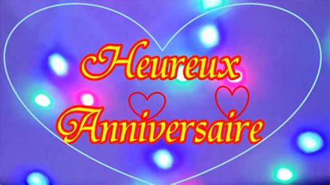 Joyeux et Heureux Anniversaire pétillant avec un message d’Amour - YouTube