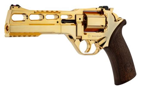 BO Chiappa Rhino 60DS .357 Magnum CO2 Revolver 18K Real Gold Ver ...