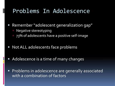 PPT - Problems in Adolescence PowerPoint Presentation, free download ...