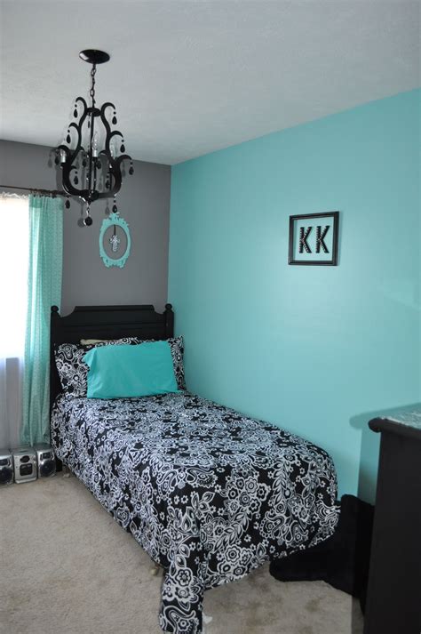 Black White Turquoise Bedroom | Home Design Ideas