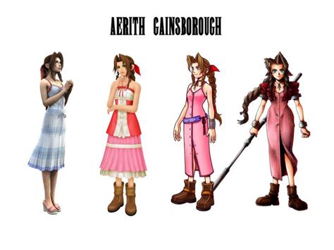 Aerith Gainsborough by JocelynJEG on deviantART | Final fantasy vii, Final fantasy girls, Final ...