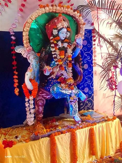 Saraswati Puja Decoration in my school 🏫🏫🏫