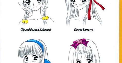 HAIR ACCESSORIES TUTORIAL by Christopher-Hart.deviantart.com | How to Draw: Manga/Anime ...