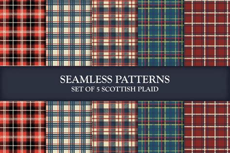 Seamless Scottish Tartan Pattern | Pre-Designed Illustrator Graphics ~ Creative Market