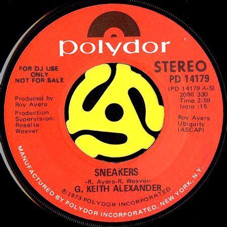 G. KEITH ALEXANDER / SNEAKERS (45's) (PROMO) - Breakwell Records