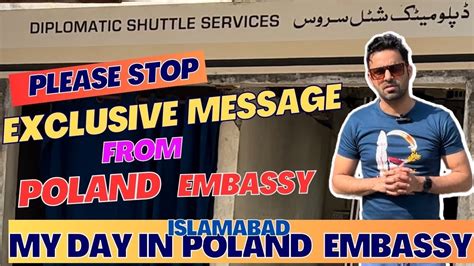 My day in Poland Embassy Islamabad.Exclusive message from Poland Embassy. - YouTube