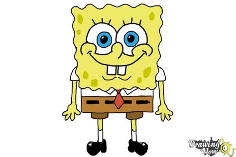 How to Draw Spongebob Squarepants (Easy) - DrawingNow