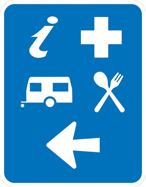 MS-4.4 Motorist Service Position Sign - (ME4L & ME4R or A22-2B) | RTL