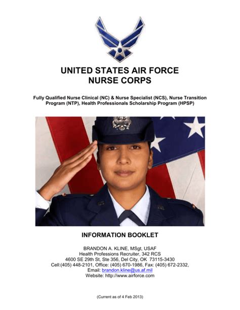 united states air force nurse corps