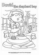 David The Shepherd Boy Coloring Page  Kidadl sketch template