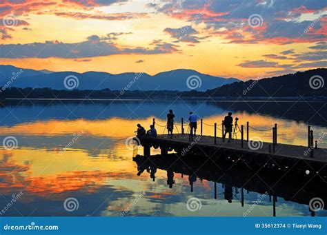 Summer Palace sunset stock photo. Image of beijing, china - 35612374