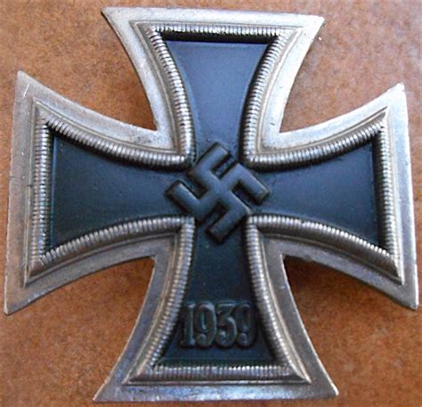 WW2 GERMAN NAZI IRON CROSS MEDAL AWARD 1ST CLASS BY L/12 WEHRMACHT OR WAFFEN SS