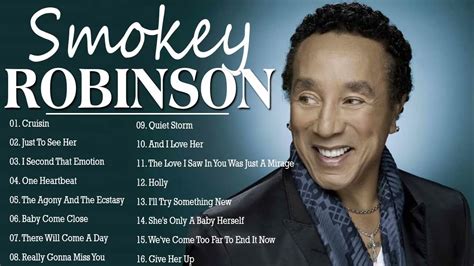 Top 20 Best Songs Of Smokey Robinson - Smokey Robinson Greatest Hits ...