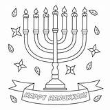 Premium Vector  Happy hanukkah menorah coloring Page For Kids sketch template