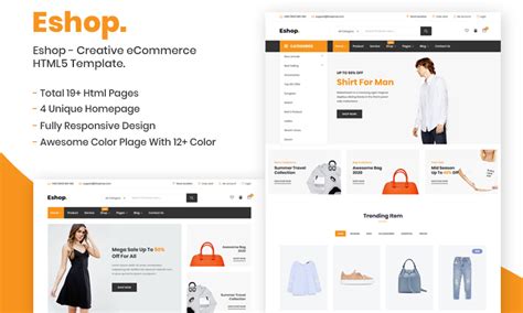 Eshop – eCommerce HTML5 Template