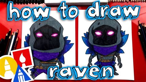 Skin Raven Skin Fortnite Drawing Easy