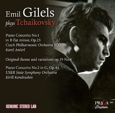 Tchaikovsky: Piano Concerto Nos.1 & 2 - Emil Gilels - La Boîte à Musique