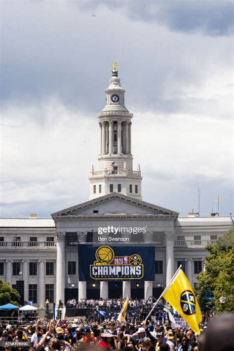 A general view of the 2023 Denver Nuggets Championship Parade on June ...