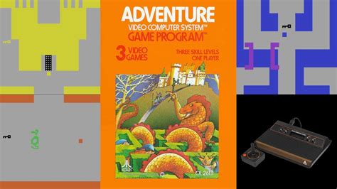 Adventure (Atari 2600) - Playthrough (Level 1) - YouTube