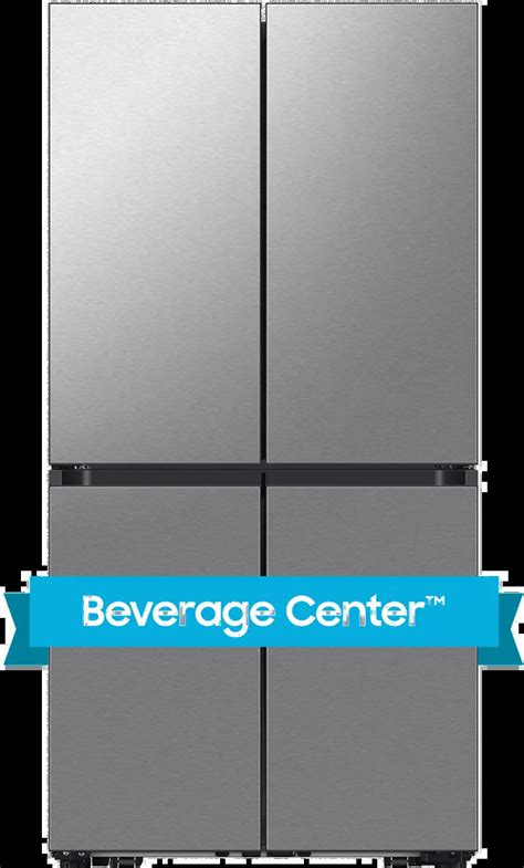 Samsung Bespoke 28.6 Cu Ft 4-Door Flex Refrigerator - Stainless Steel ...