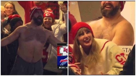 Shirtless Jason Kelce and Taylor Swift Memes Flood the internet as Chiefs move a step closer to ...