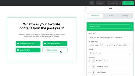 Free Online Quiz Maker: Create Fun Quizzes in Minutes - MailerLite