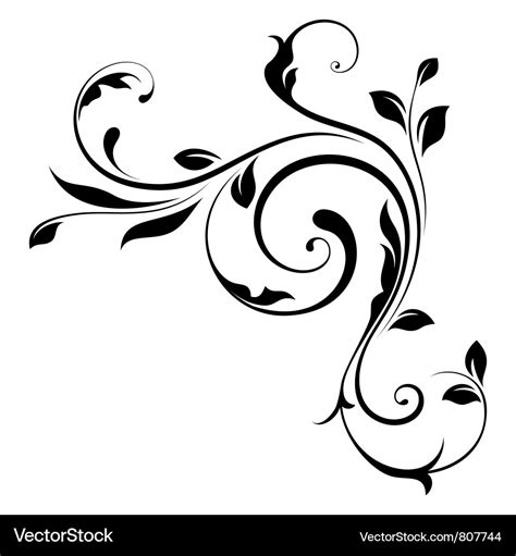 Design element swirls-4 Royalty Free Vector Image