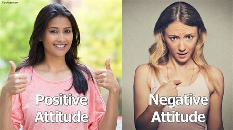 Positive Vs Negative Attitude (Definition Examples Differences ...