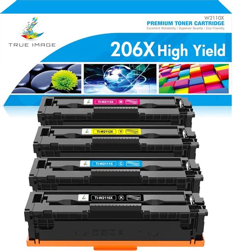 True Image Compatible Toner Cartridge Replacement for HP 206X 206A ...