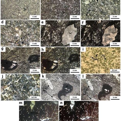 (a) and (b) Aphanitic texture that shows pilotaxitic texture in which... | Download Scientific ...