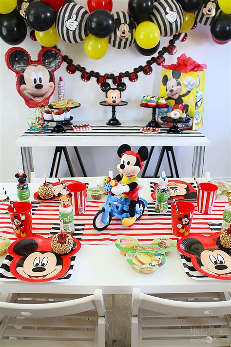 How to Plan a Mickey Mouse Birthday Party - Michelle's Party Plan-It