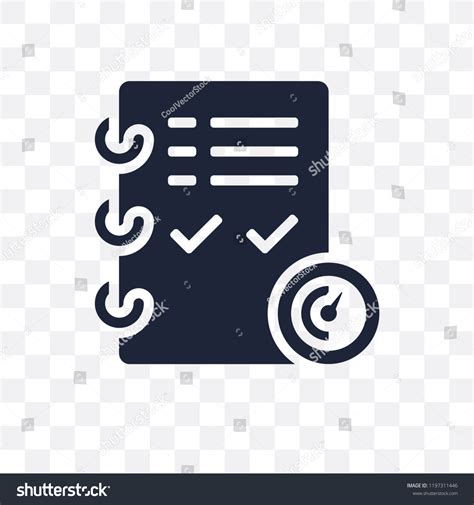 Planning Transparent Icon Planning Symbol Design Stock Vector (Royalty Free) 1197311446 ...