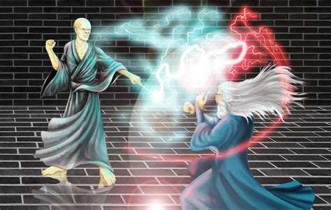 VOLDEMORT VS DUMBLEDORE by jalv on DeviantArt