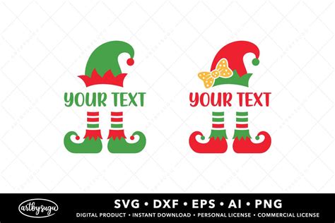 Elf Monogram SVG, Elf SVG, Christmas SVG Graphic by artbysugu ...