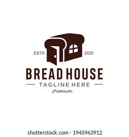 Bakery Home Logo Use Bread House Stock Vector (Royalty Free) 1945963912 | Shutterstock