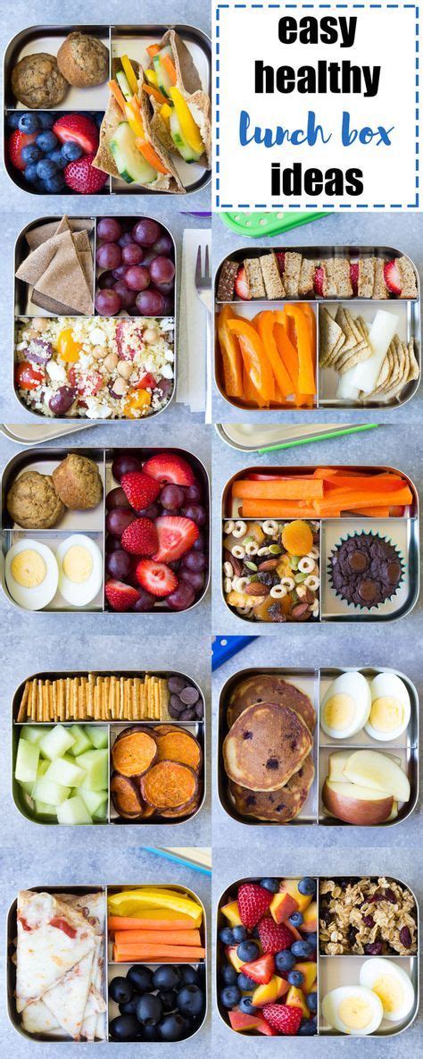 EASY, Healthy Lunch Ideas for Kids! Bento box lunchbox ideas to pack ...