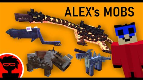 Minecraft Mods : Alex's Mobs 1.13.0 (Bygone Beasts Update) - YouTube