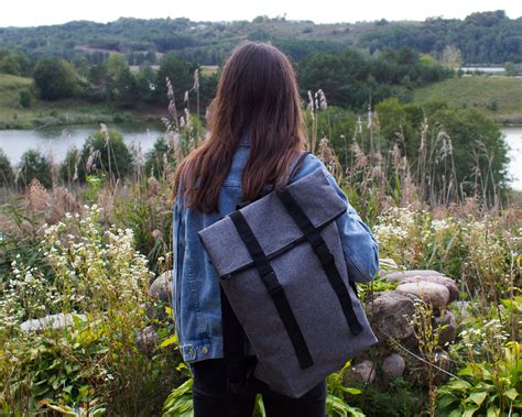 Laptop Backpack Fidlock Rolltop Rucksack Backpack Urban - Etsy