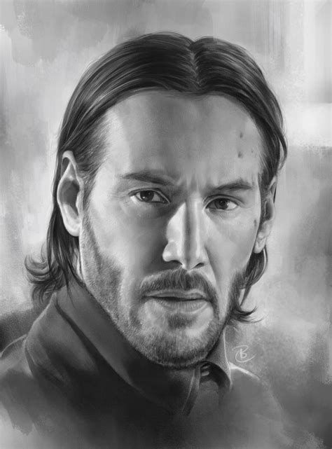 John Wick by JohnLaw82 on DeviantArt Portrait Sketches, Portrait ...