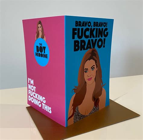 Denise Richards 'bravo Bravo Fking Bravo Real - Etsy