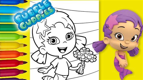 Bubble Guppies Oona Coloring Pages